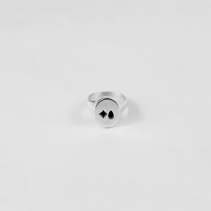 Star & Drip Icon Ring #01