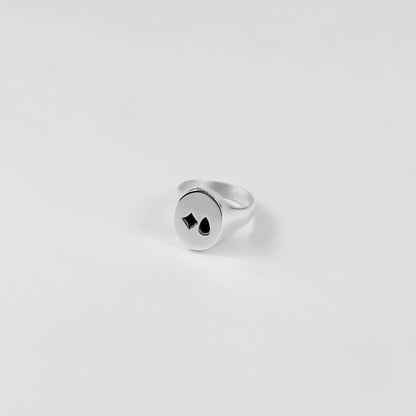 Star & Drip Icon Ring #01