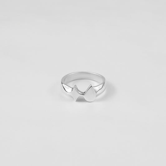 Star & Drip Icon Ring #02