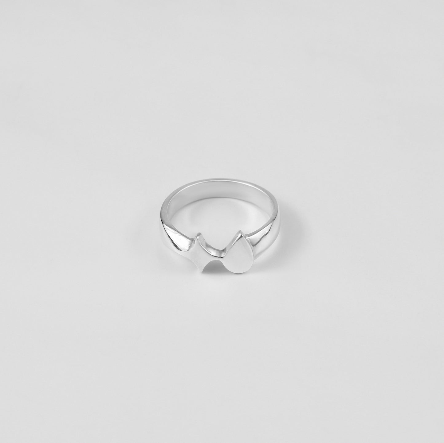 Star & Drip Icon Ring #02
