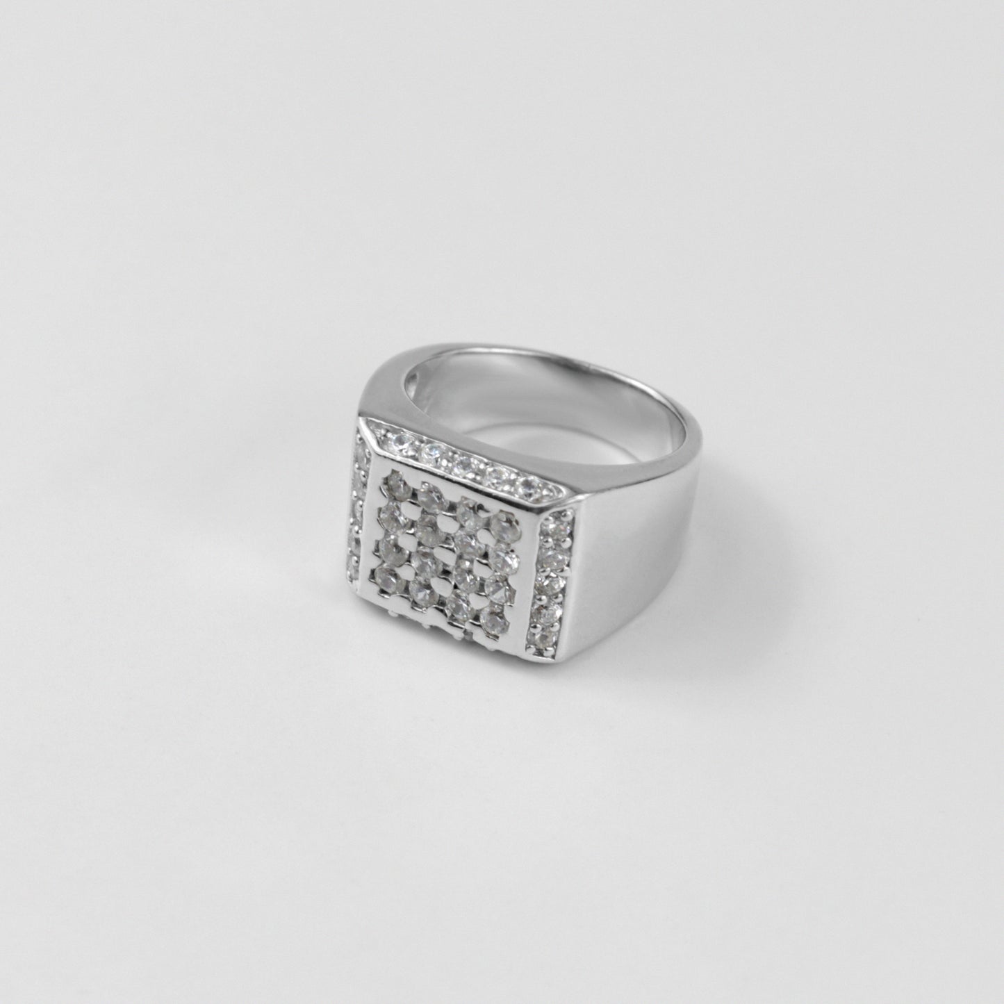 925 sterling silver ring featuring a cascading design with star-inspired accents, named 'Stellar Cascade Ring.