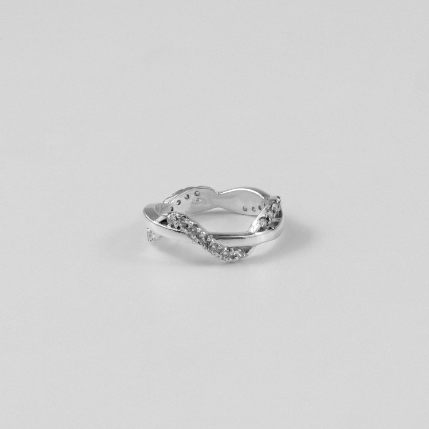 Twilight Twirl Silver Ring