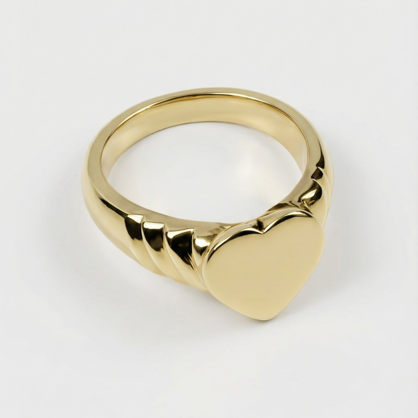 Brass Love's Embrace Ring
