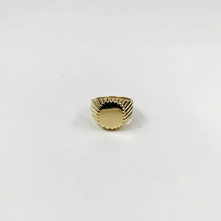 Brass Norwegian Signet Ring