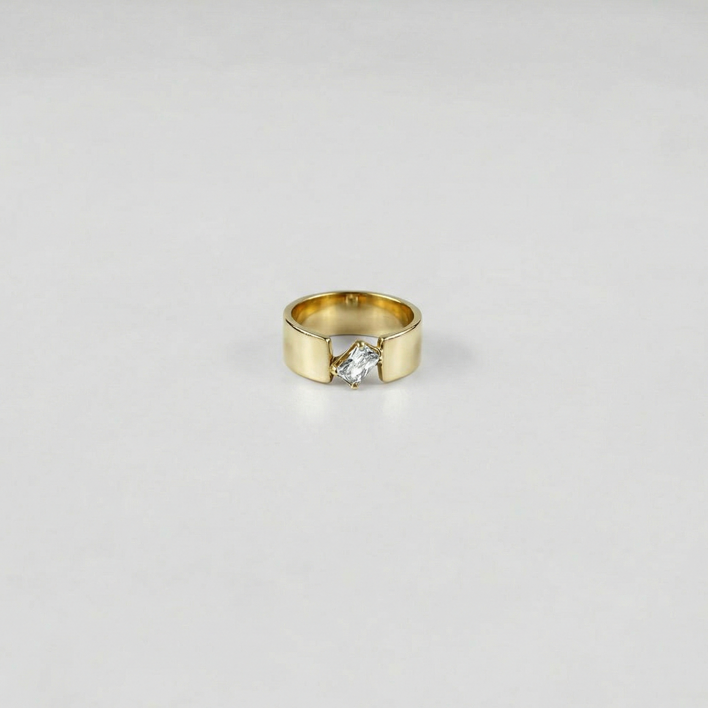 Brass Sterling Enigma Ring