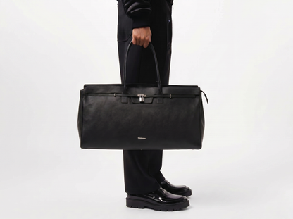 Sable Grain City Leather Bag