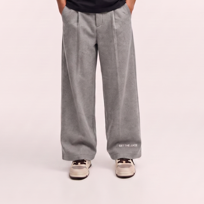 Gray Pleated Sweats pants