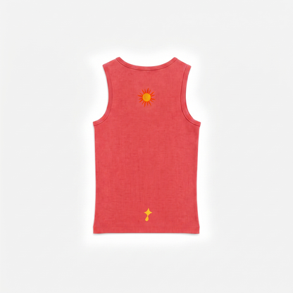 Sun and Moon highneck tank top