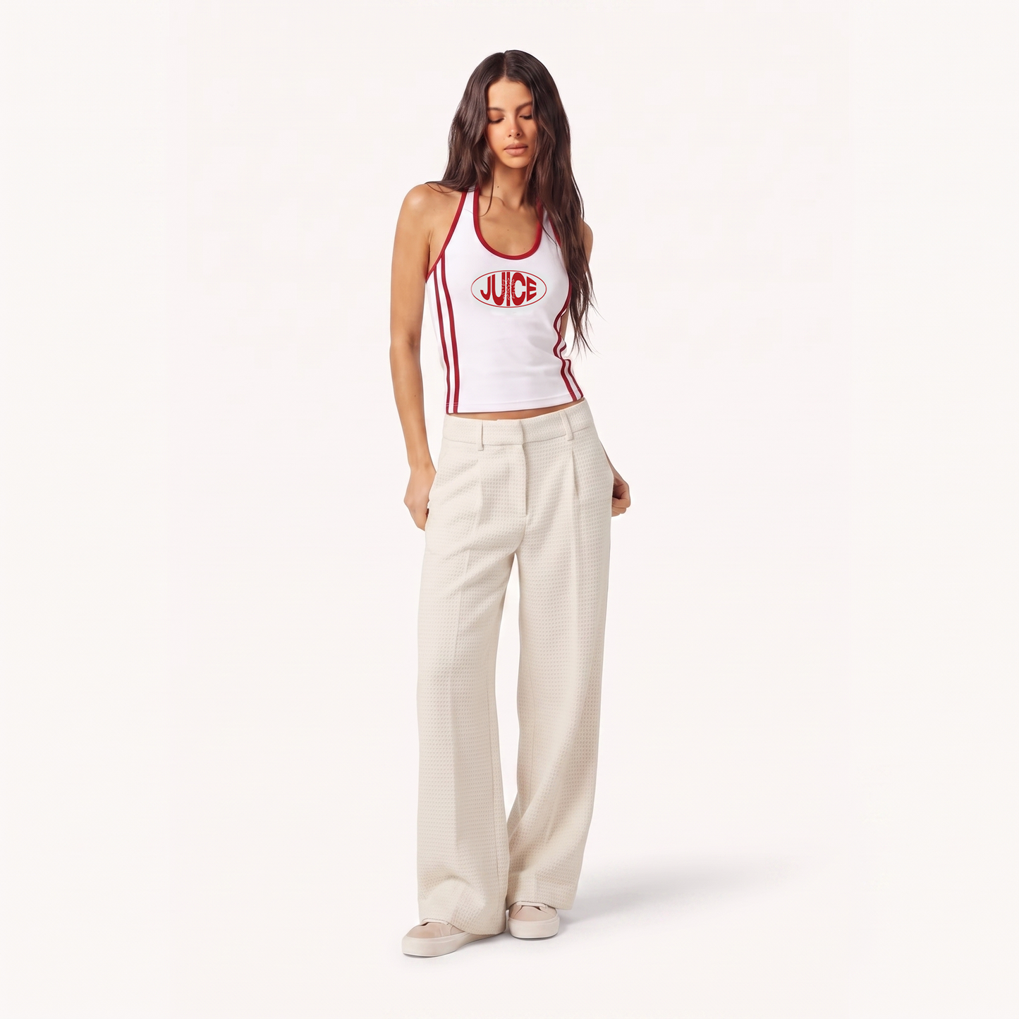 Sun and moon halter top