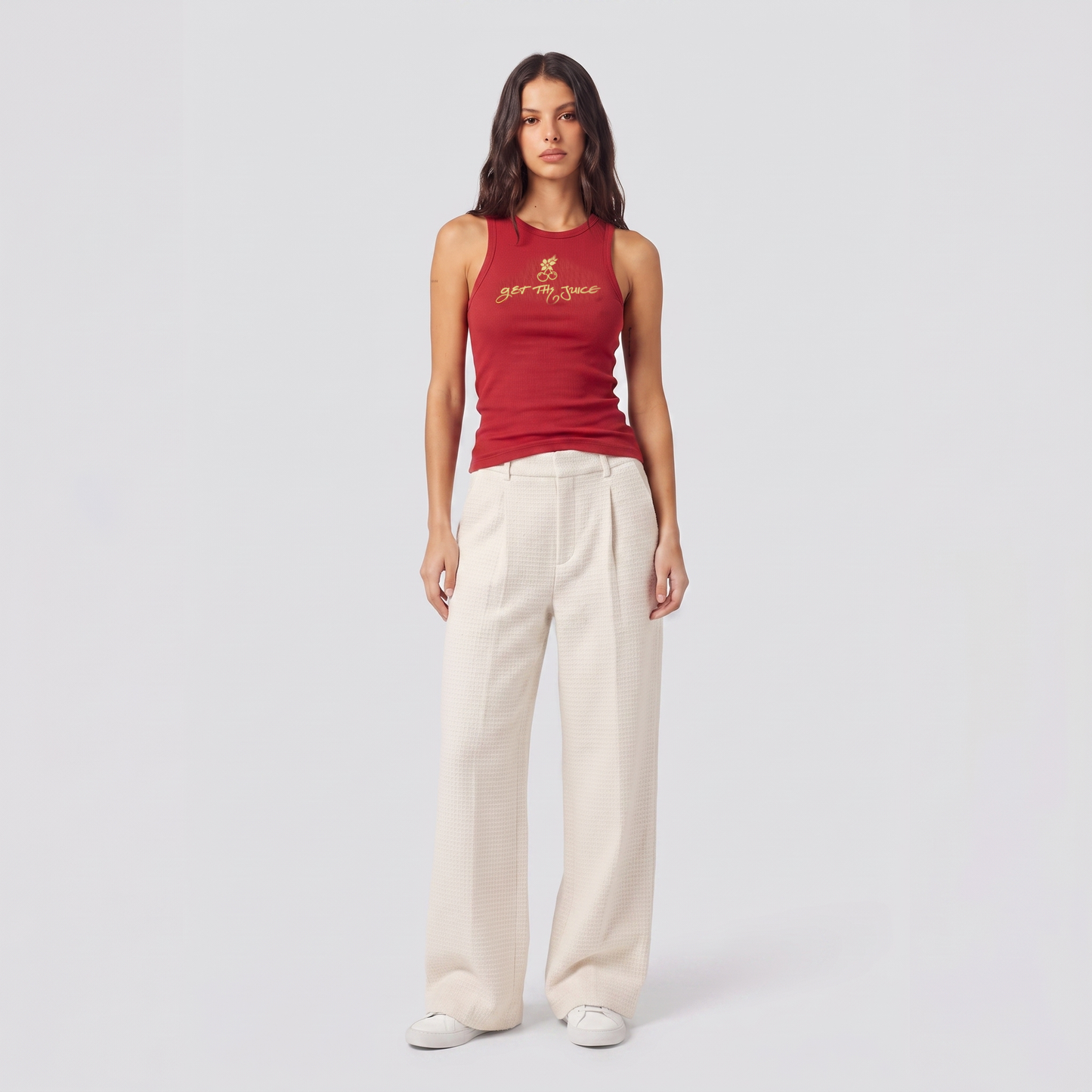 Sun and Moon highneck tank top