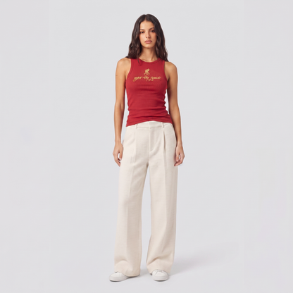 Sun and Moon highneck tank top