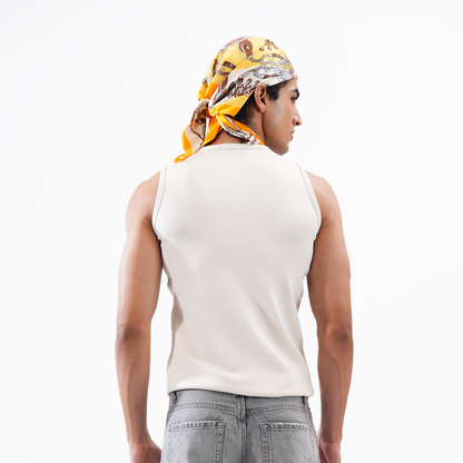 Archieve Ribbed Aura Tank-Top