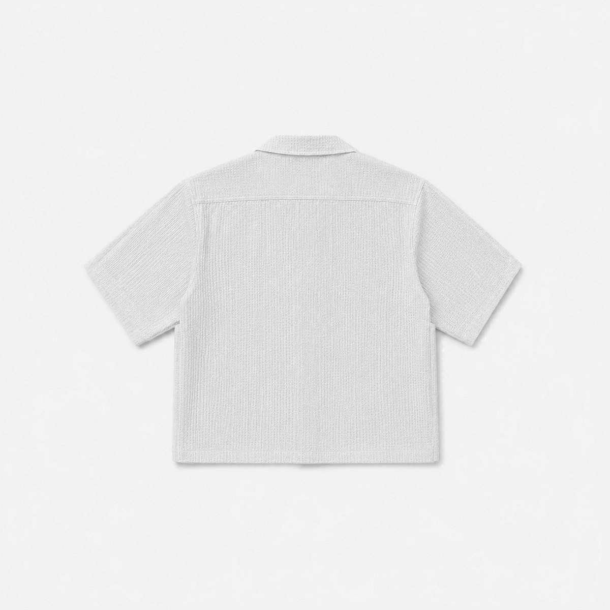 Off-White Textured Resort Shirt